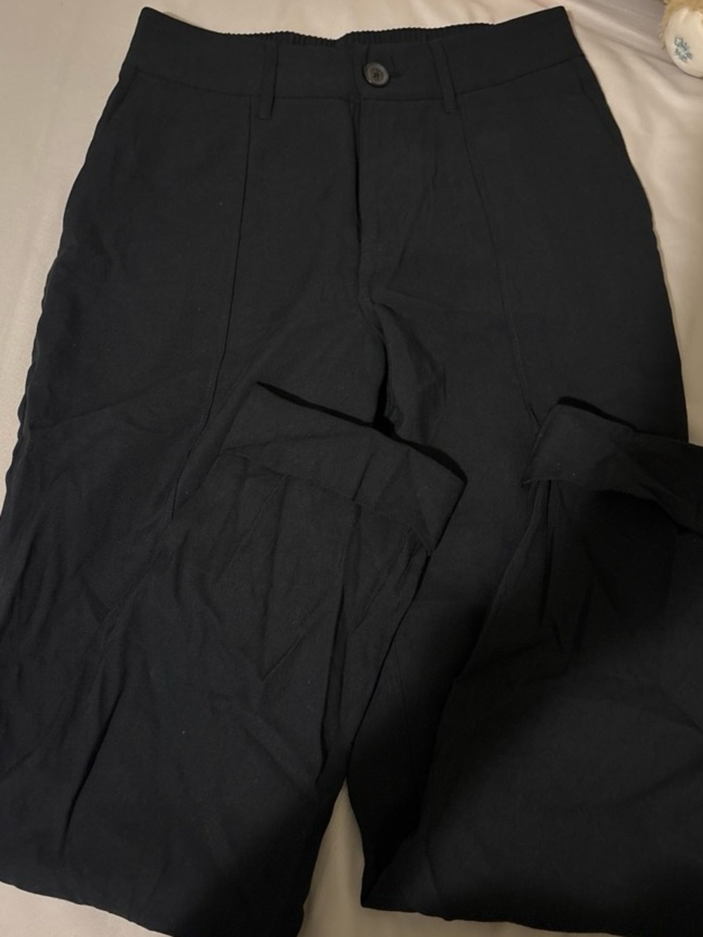 a new day Black Women's Trousers - Tailored Straight Leg